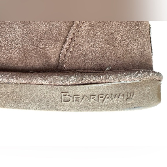 BearPaw Brown Cream Boots Women’s Size 6. - Picture 10 of 15